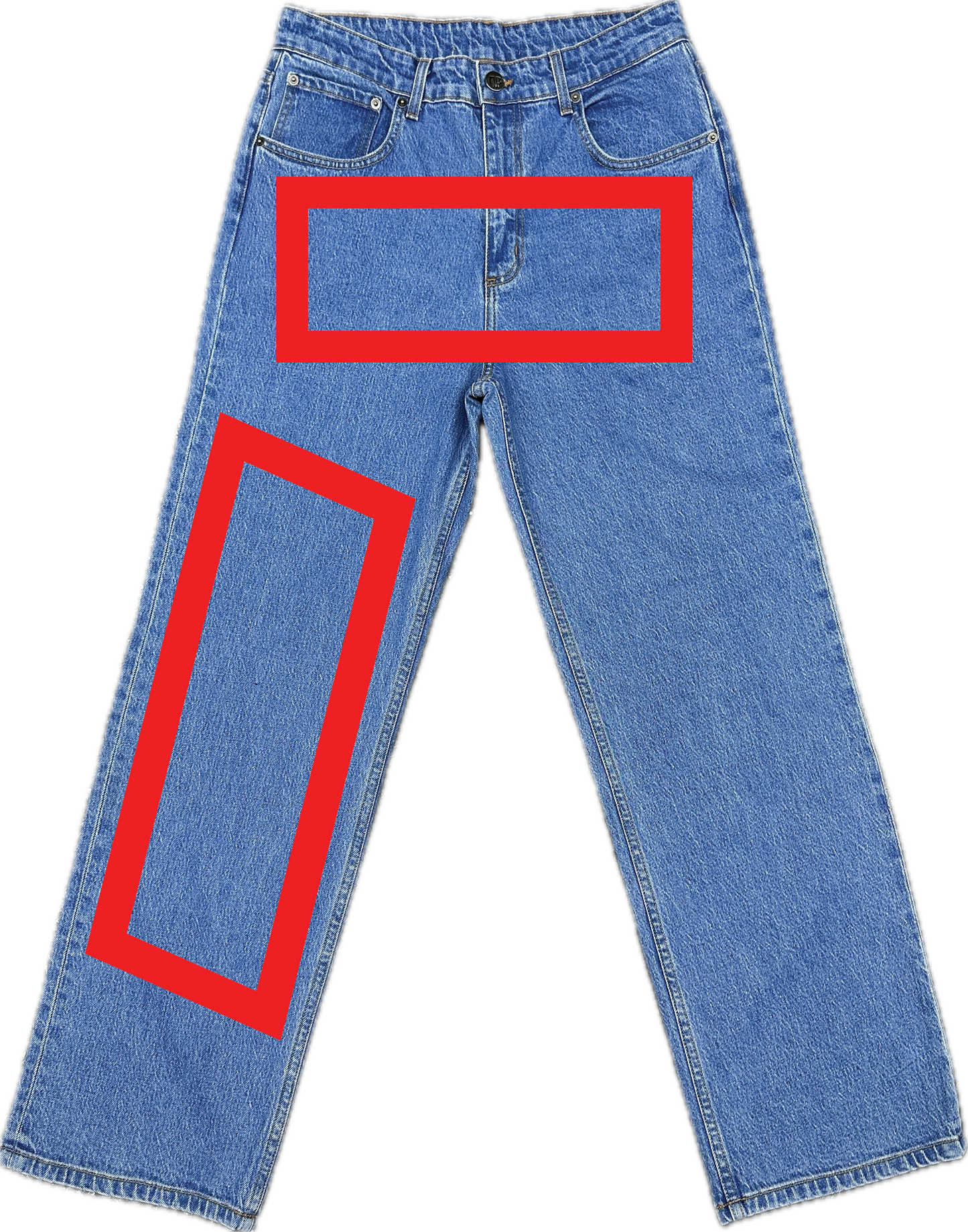 LASER JEANS (BLUE)